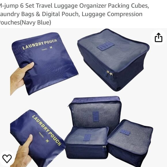 Travel Bundle-32 Total PCs Travel Cubes Hanging Toiletry Bag Packing Bags, Etc - Picture 3 of 12